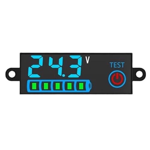 Oxtxuzdm Digital Voltmeter - 7-55V 18650