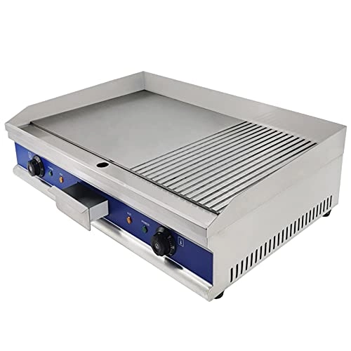 Commercial Electric Griddle - 2/3Flat +1/3 Grooved 72.5cm*40cm