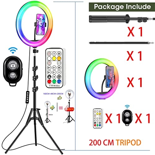 RGB Color Soft Ring Light - 26CM