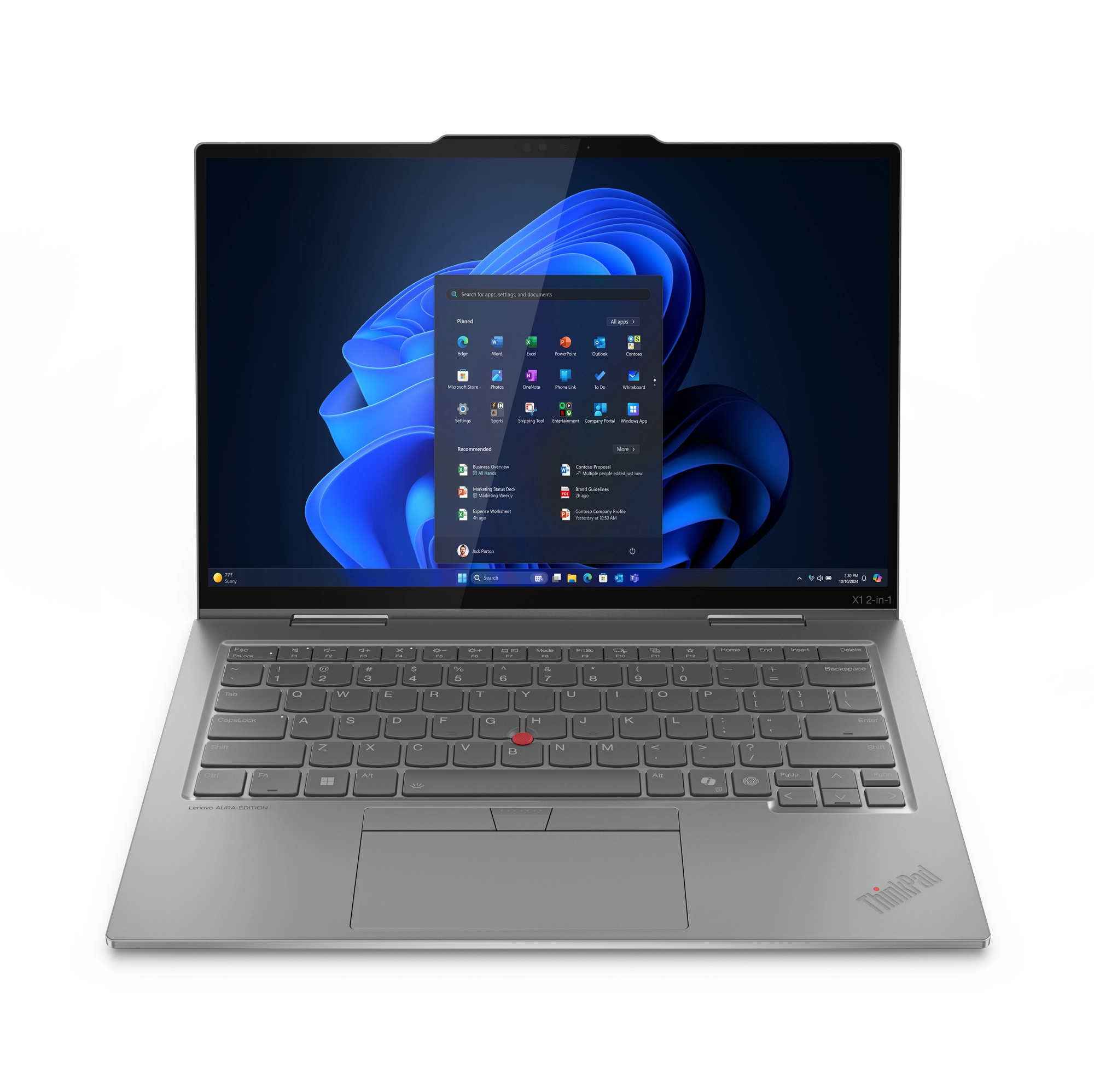 ThinkPad X1 2-in-1 Gen10 U7-258V - 14'' Ultra 7-258V 32GB 1TB SSD