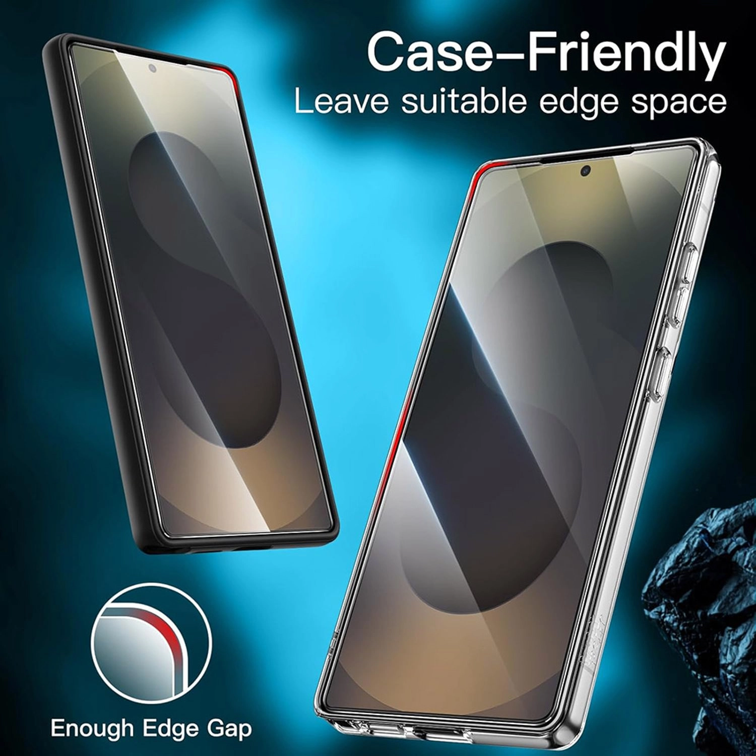Clear Tempered Glass Screen Protector for Samsung Galaxy S25 Ultra