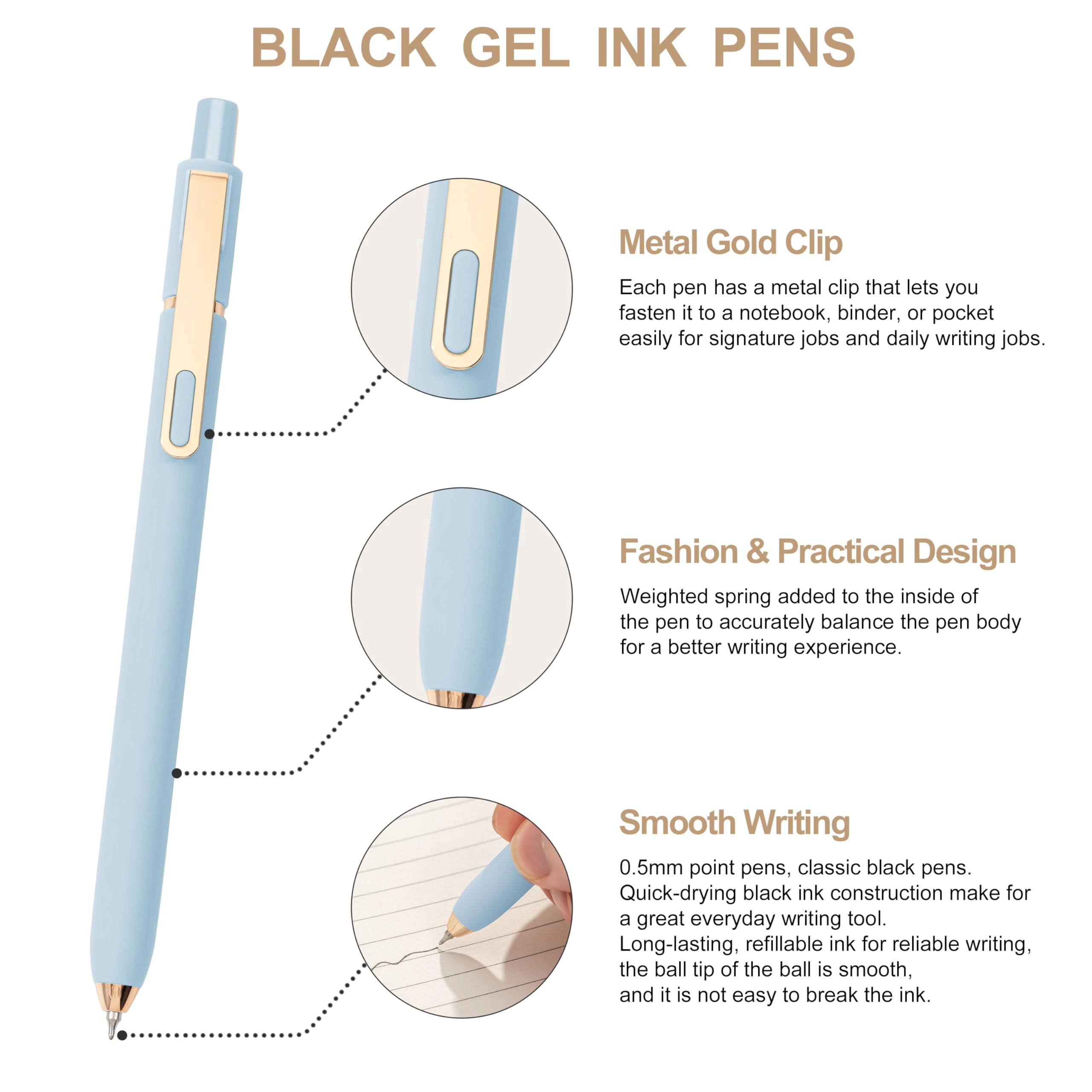 Gel Pens - 18.0 Count 0.5mm