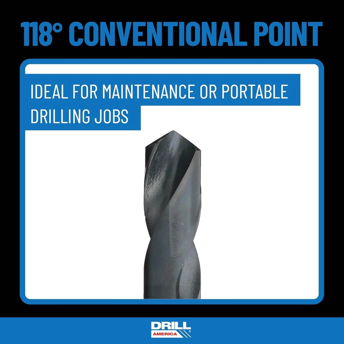 POU1NPTW/DRILL - Carbon steel 1-5/32"