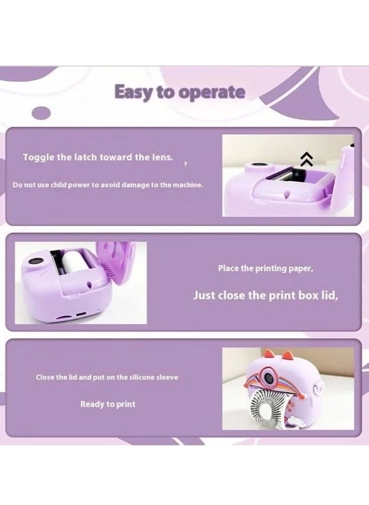 Kids Instant Print Camera - 1080P HD Thermal Printer