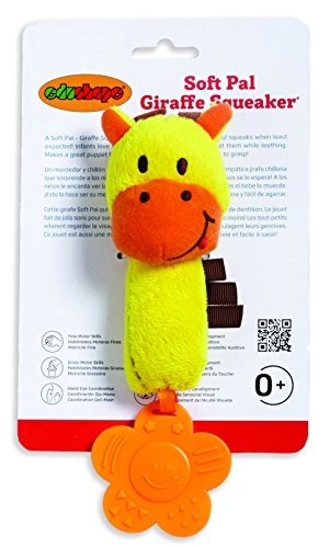 Edushape Giraffe Soft Pal - Squeaker