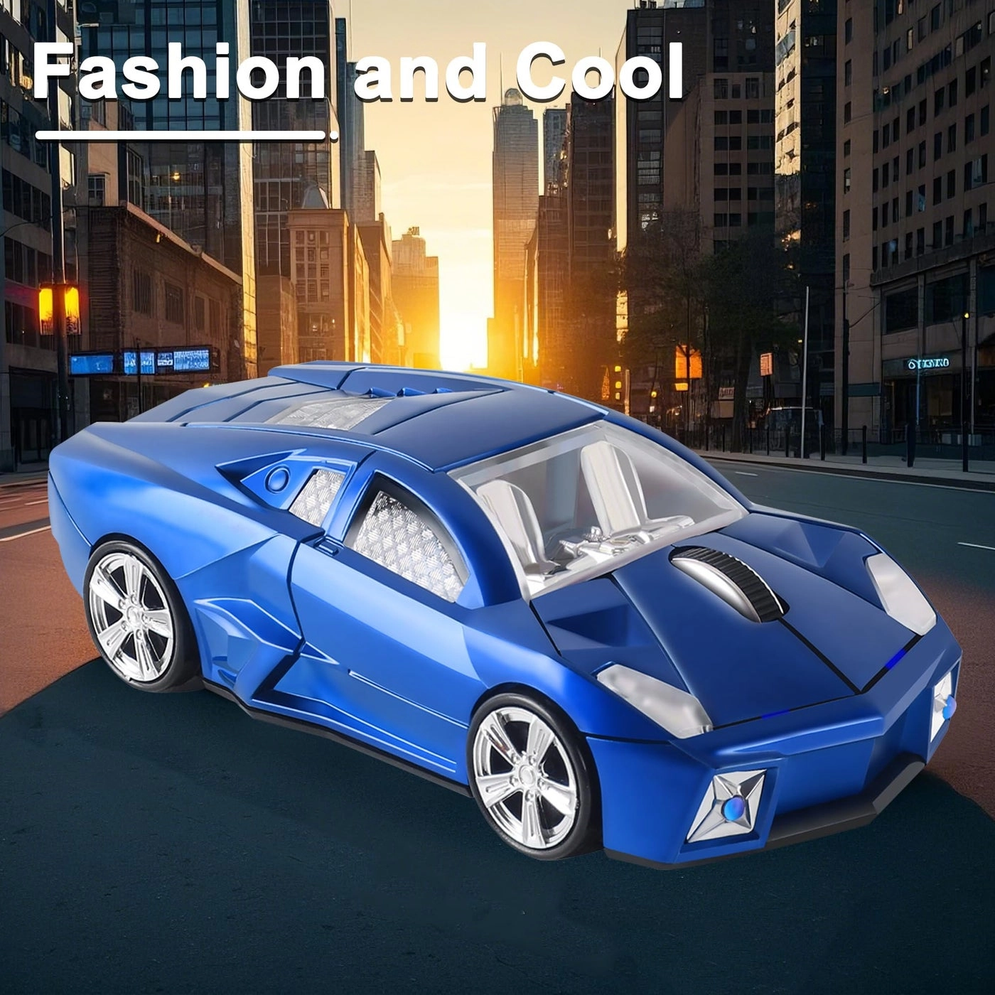 Mini Ergonomic Sport Car Mouse - Wireless