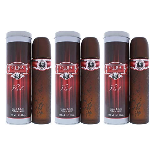Red - Eau de Toilette 3.3 Oz Pack of 3