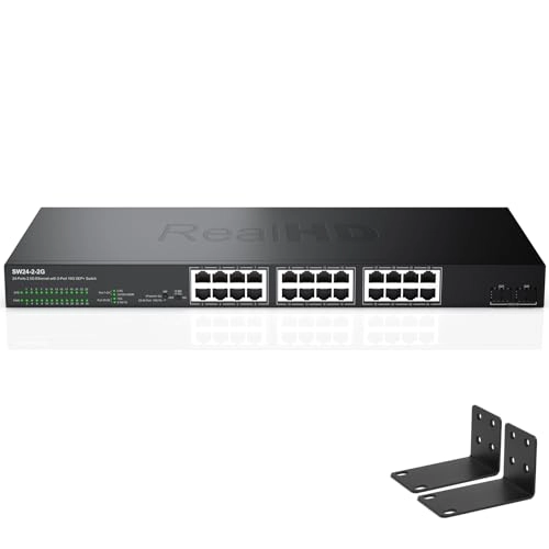 24 port 2.5G ethernet switch without PoE 24-Ports