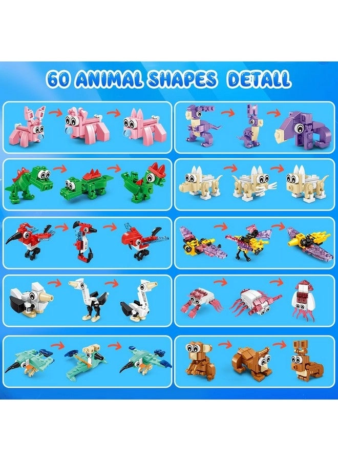Mini Animals Toy Building Block Set - Animals 60 pcs