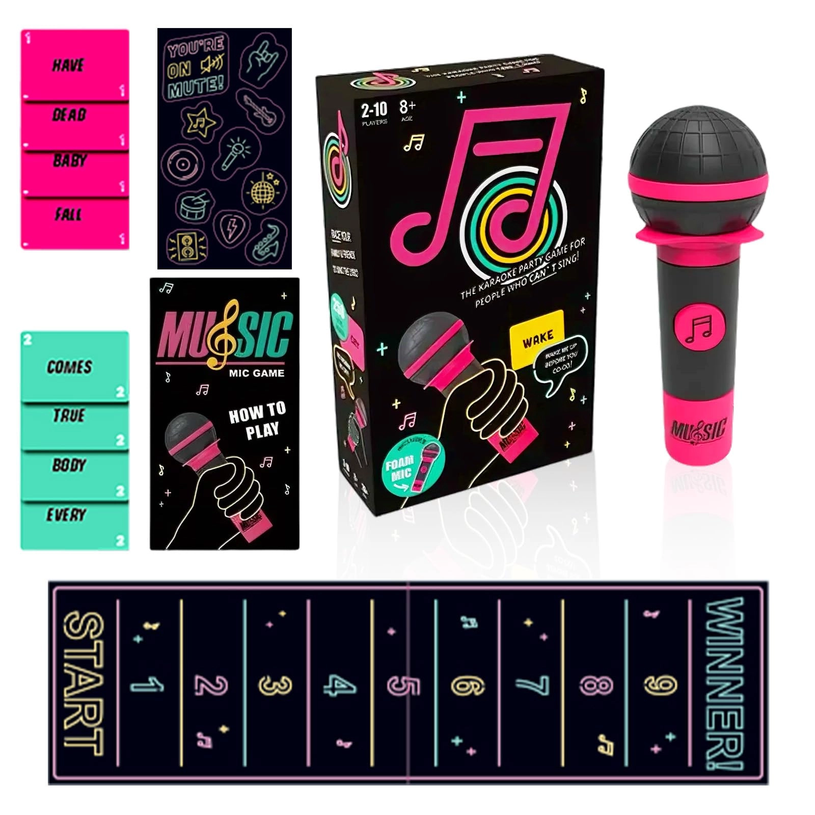 Leseogye Grab The Mic - Adults and children 125 Song Cards