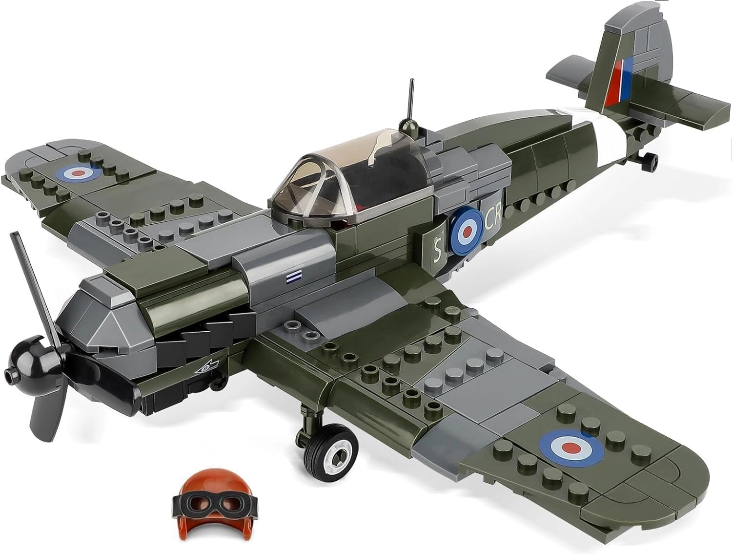 QLT QIAOLETONG Spitfire Fighter - WW2 290 pcs