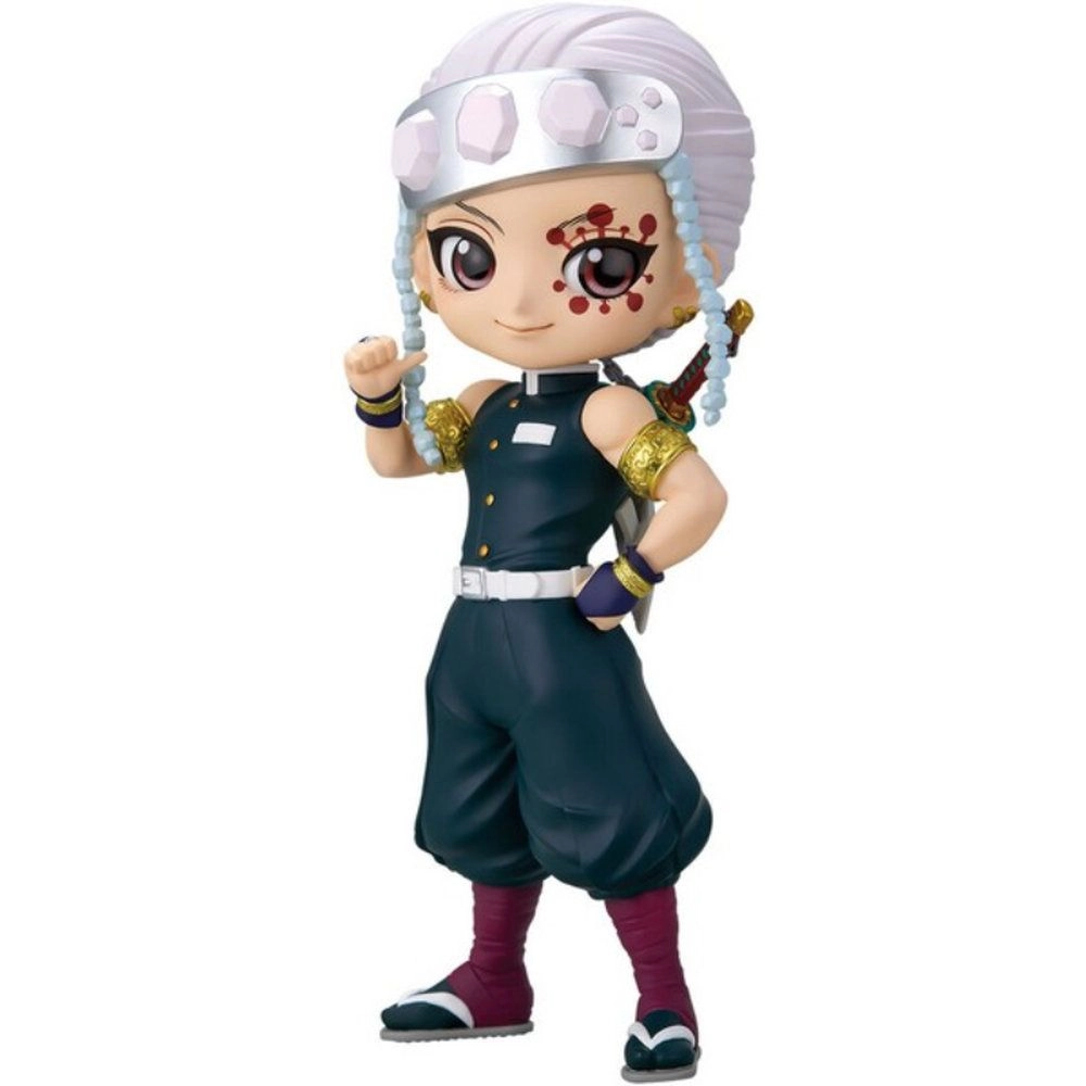 BANDAI SPIRITS Tengen Uzui - Demon Slayer: Kimetsu no Yaiba Q Posket Ver. A (18 cm) (BP19039P)