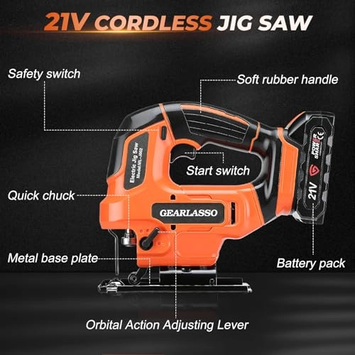Cordless Jig Saw - 2×2.0Ah