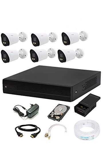HD DVR - 8 channels + Outdoor Camera - 2.4 MP + Indoor Camera - 2.4 MP + Hard Disk - 1000 gigabyte