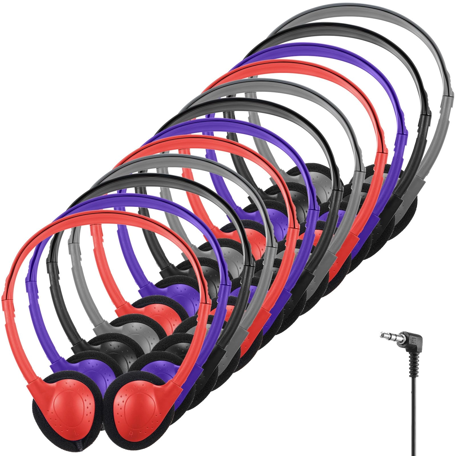 Konohan KQ1706 Wired Headphone 12 Pack