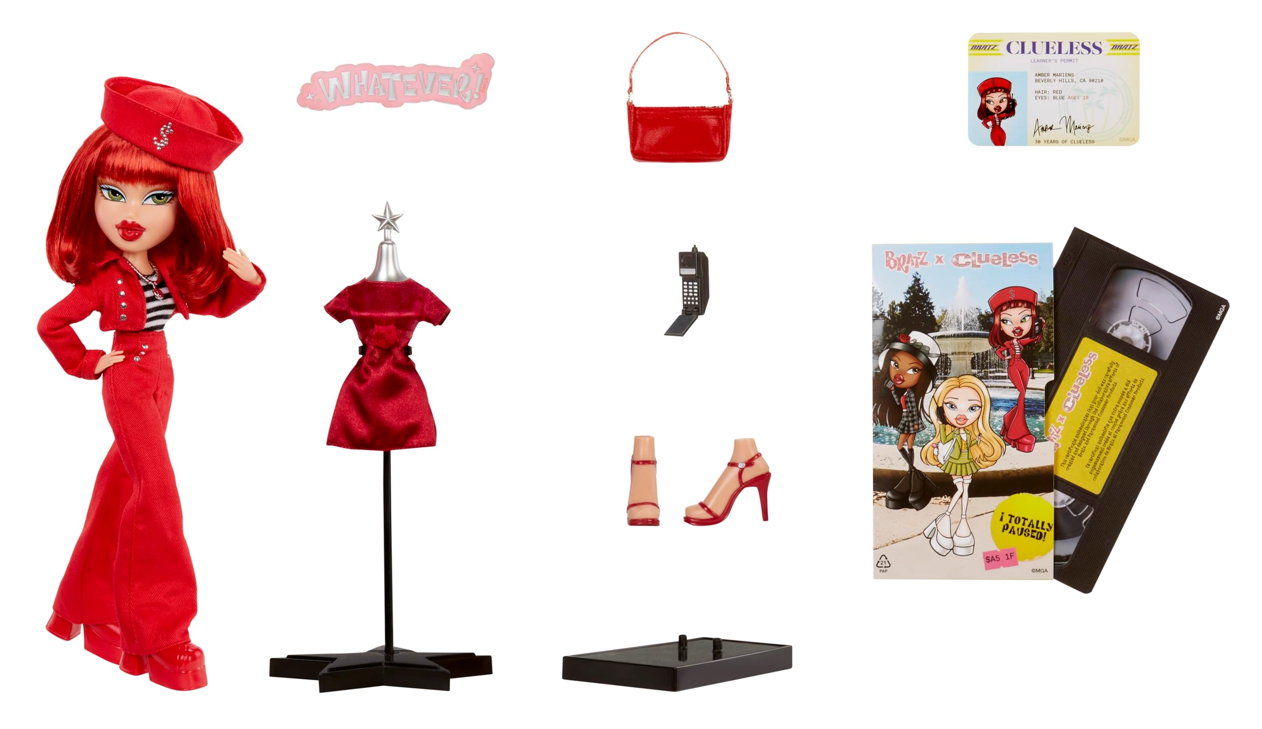 Amber Fashion Doll - 35.56 cm Plastic Red Clueless Ages 3+