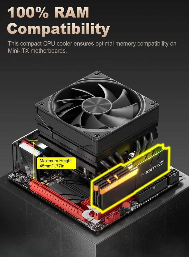 Low Profile CPU Cooler - 120mm