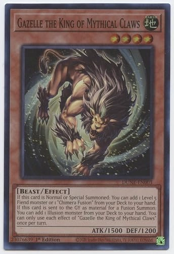 Yu-Gi-Oh! Gazelle The King of Mythical Claws DUNE-EN003