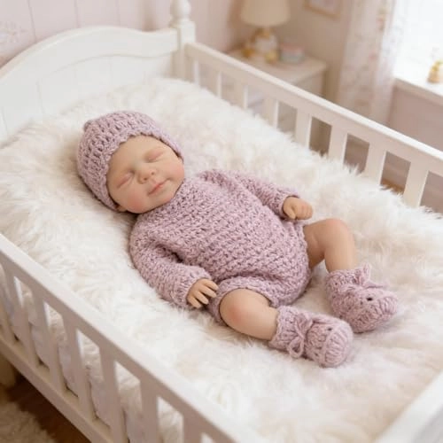 Reborn Baby Doll - 12 inch Full Silicone Girl Ages 3+