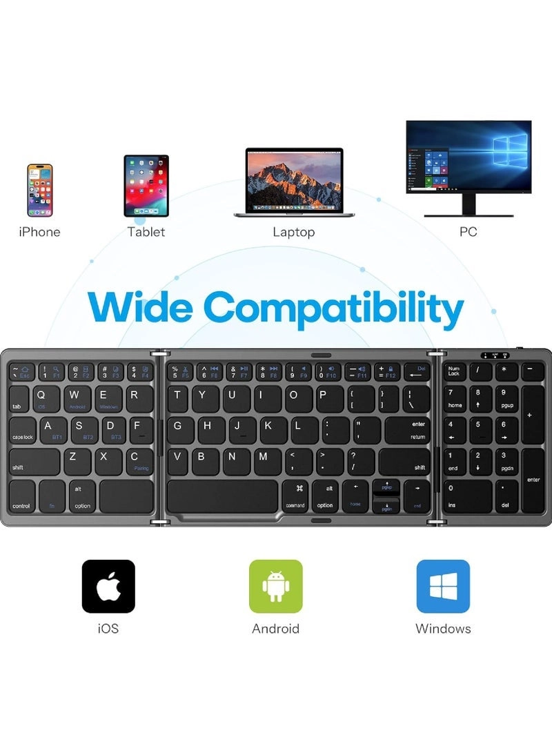 Folding Bluetooth Keyboard