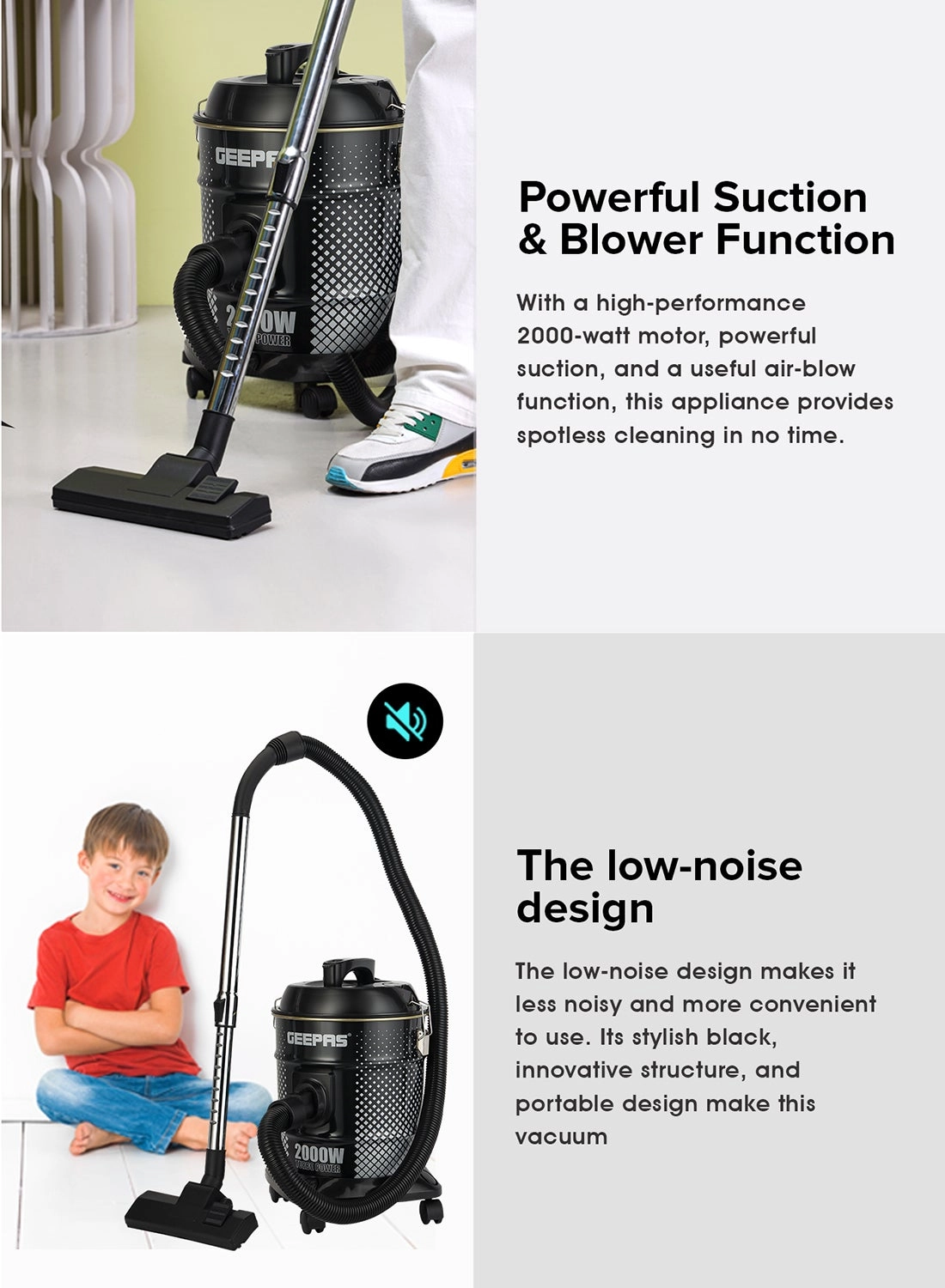 Drum Vacuum Cleaner (GVC19045)