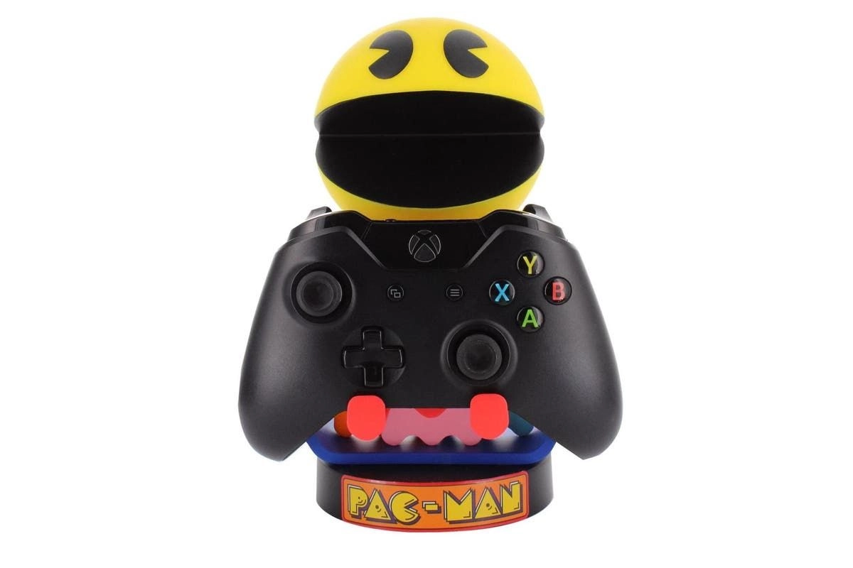 Pac Man Phone and Controller Holder - PlayStation 5 DualSense, Xbox Series S/X, all iPhone