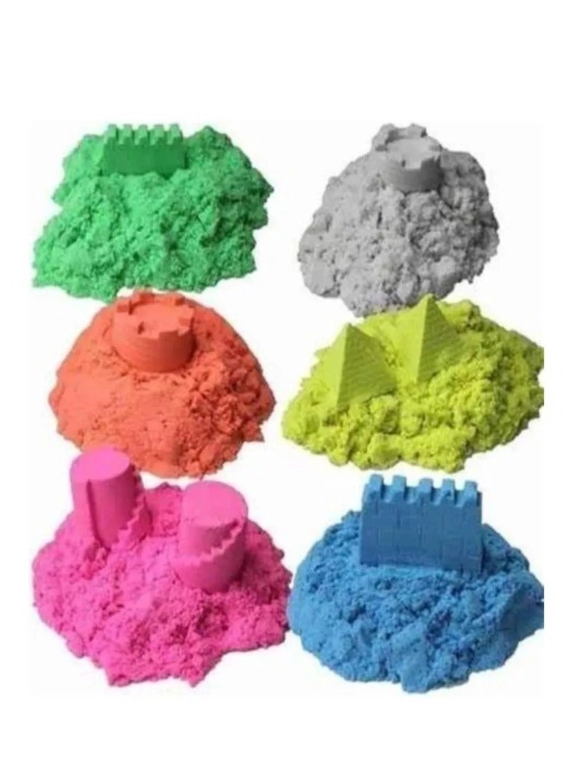 magic sand toy - compressible stretchable multi-colored