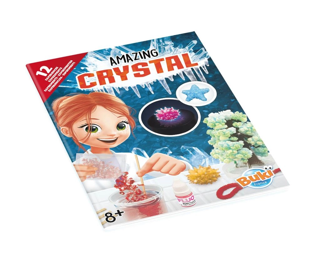Amazing Crystal Kit Science - 8 years+ 12 pieces