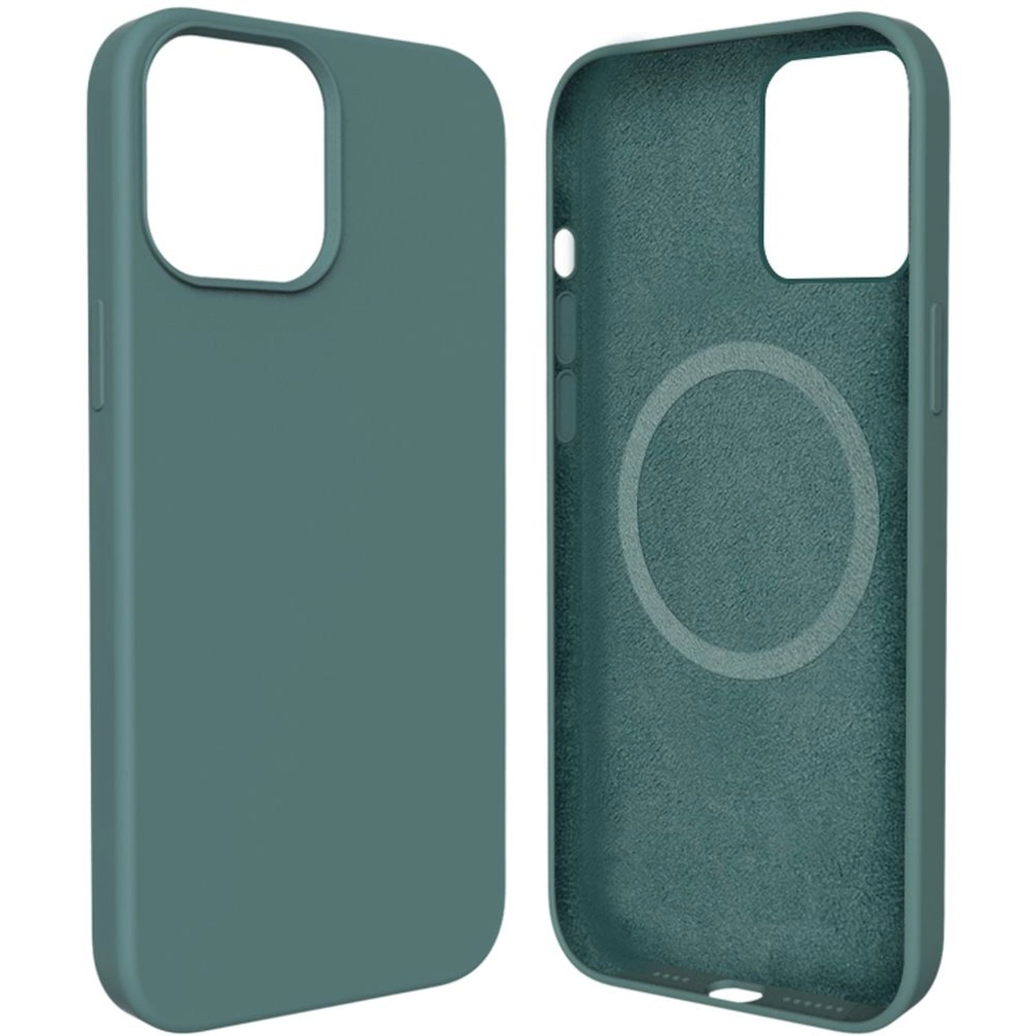 Efficiente Series Magnetic Liquid Silicone Case - Silicone Back Case for iPhone 13