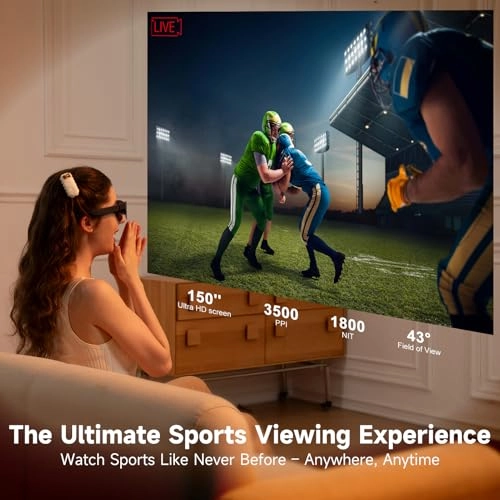 T1 - 1080P 150'' Myopia Adjustable 0 to -600D