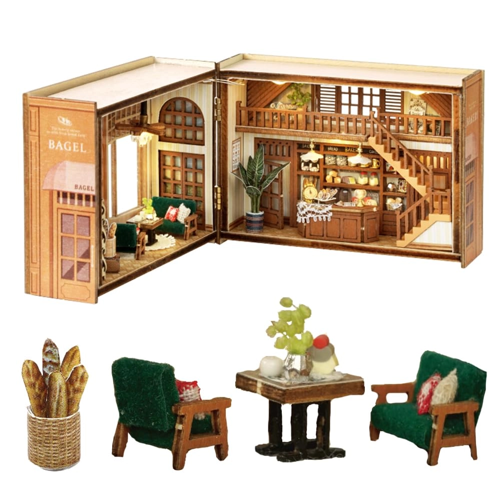 DIY House Craft Kit - Without Dust Cover Paper Wood