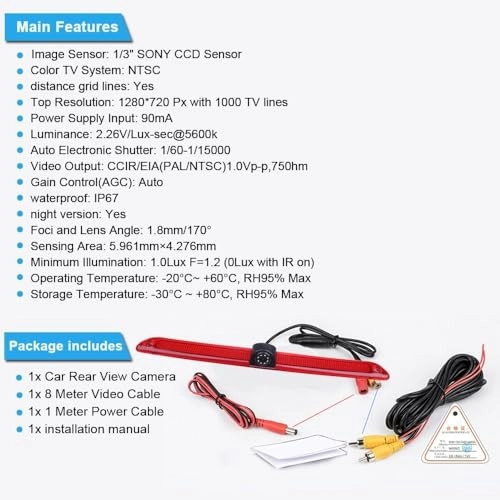 Reversing Camera - Night vision 628 x 586 pixels