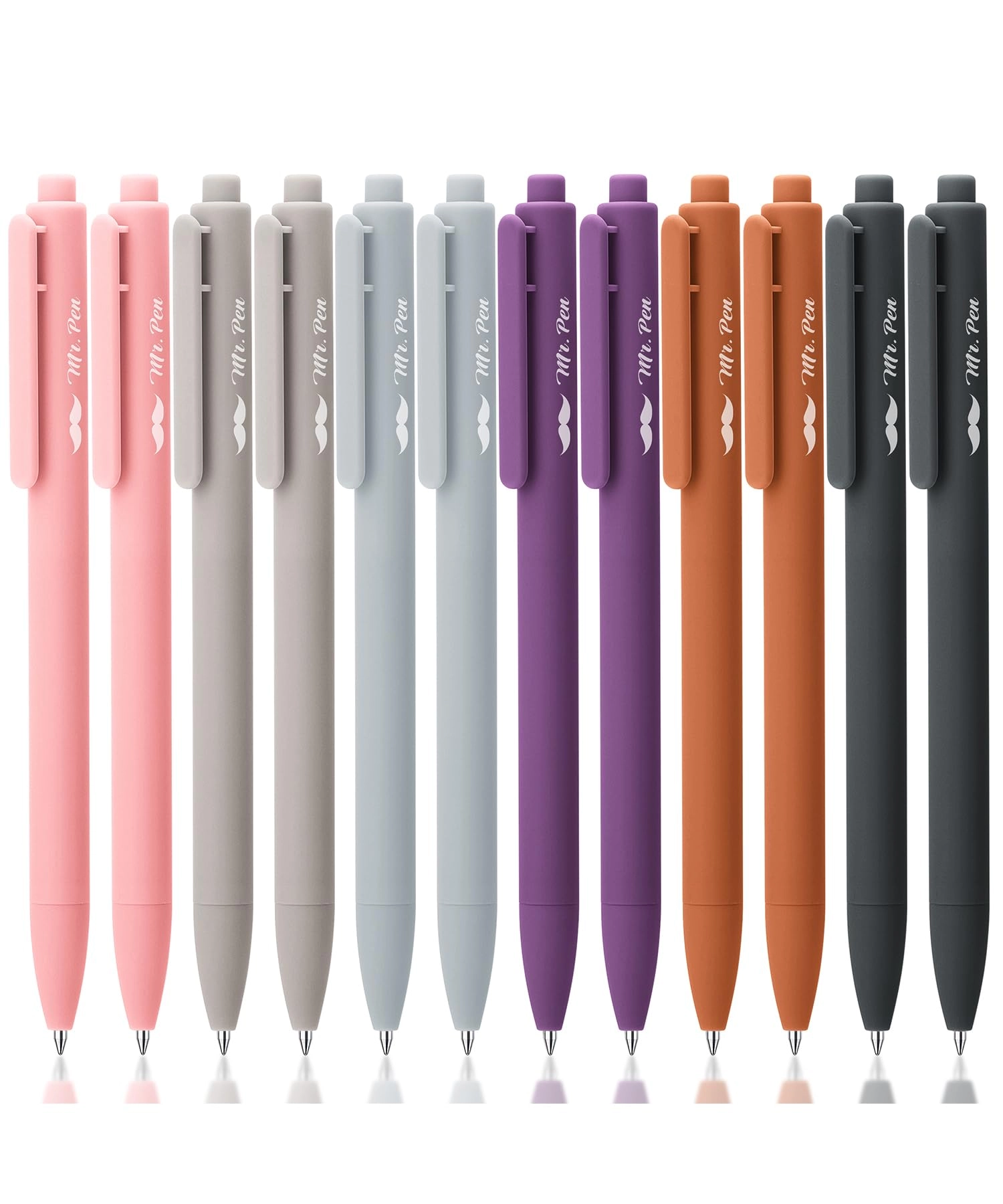 Mr. Pen Retractable Gel Pens - 12 Pack 0.5mm