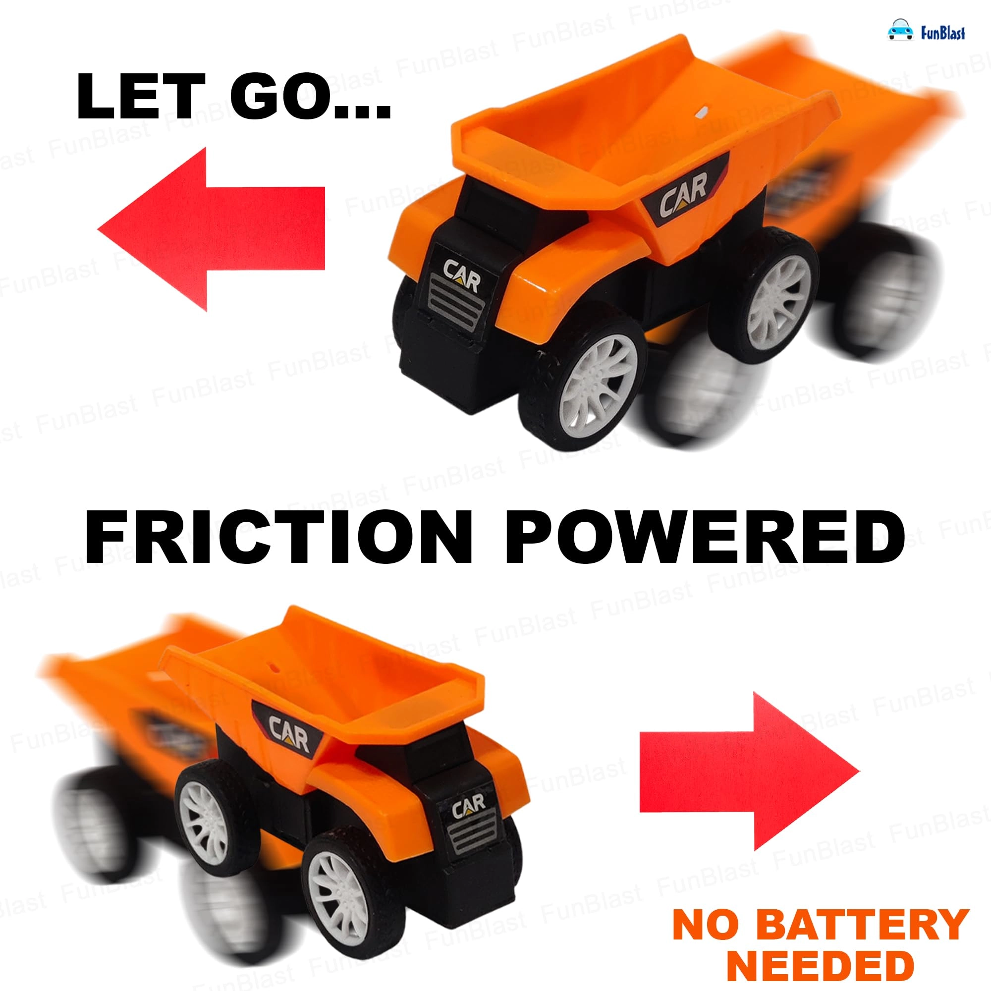 Pull Back Vehicles - 10 pcs