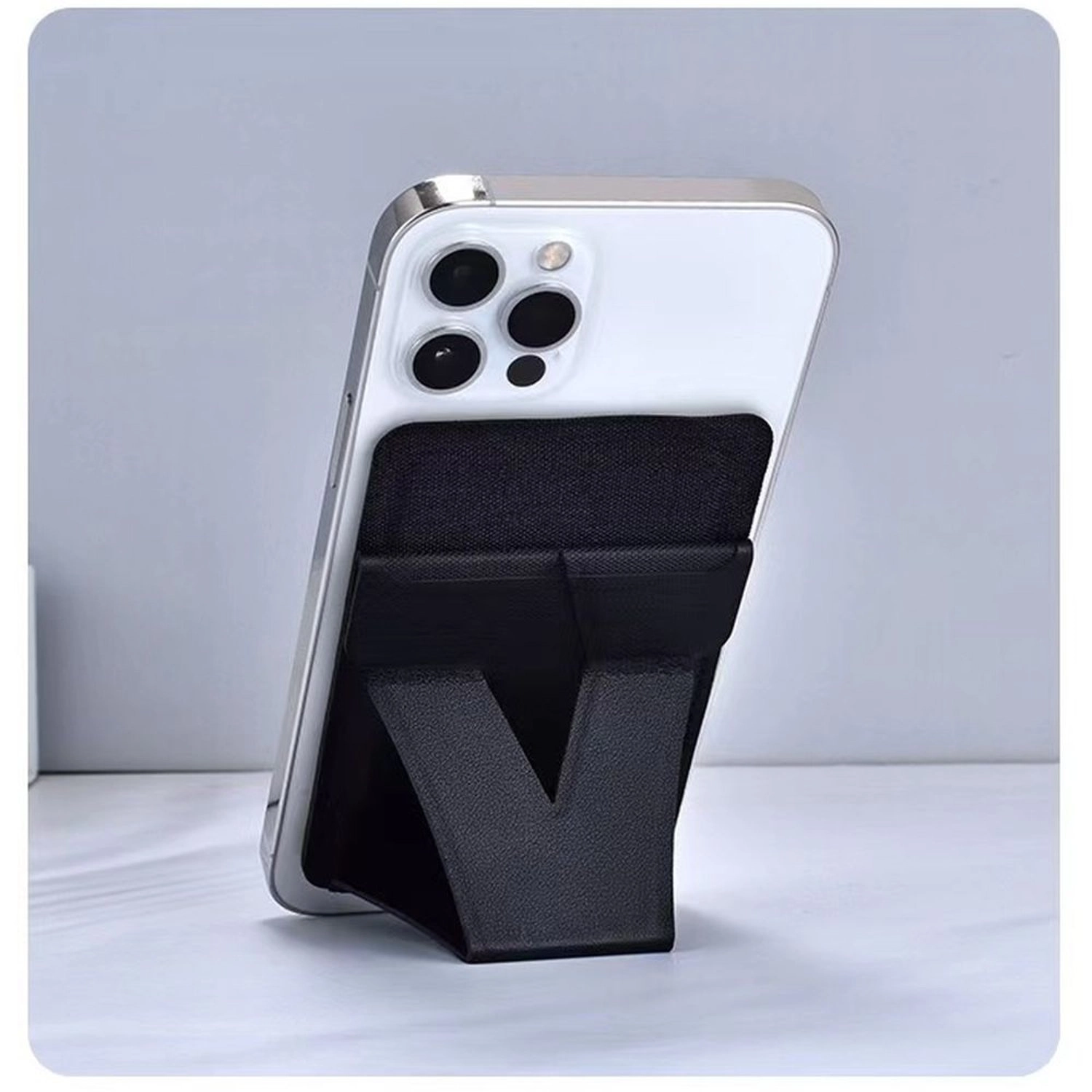 MaxGuard Efficiente Series Smart Magnetic Card Holder - with Stand Black