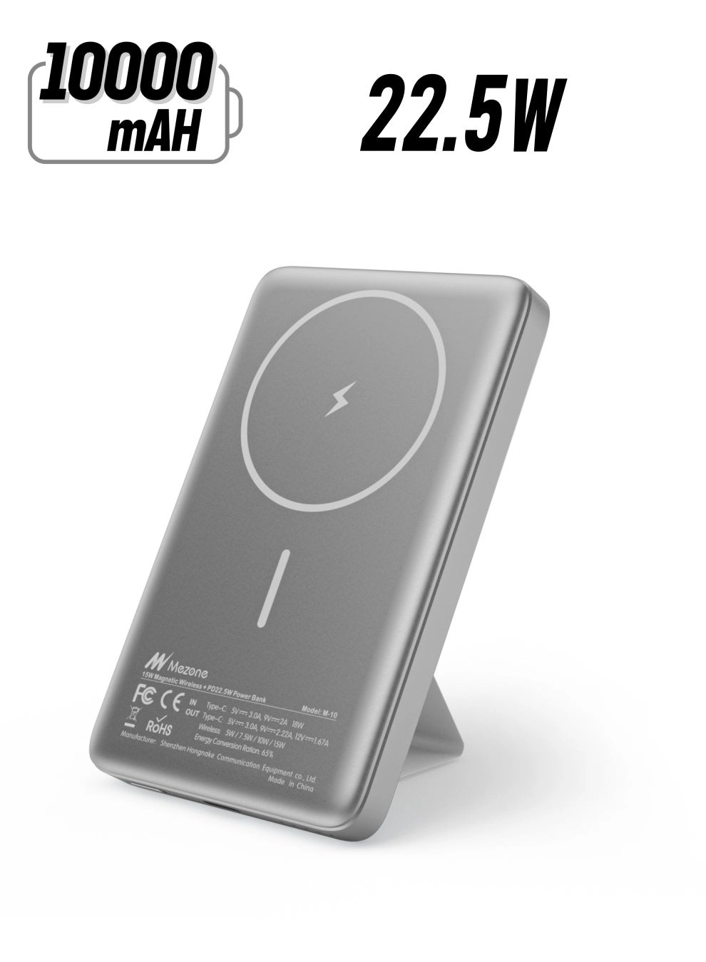 Mezone MZPB10KSGY - 10000mAh 22.5W