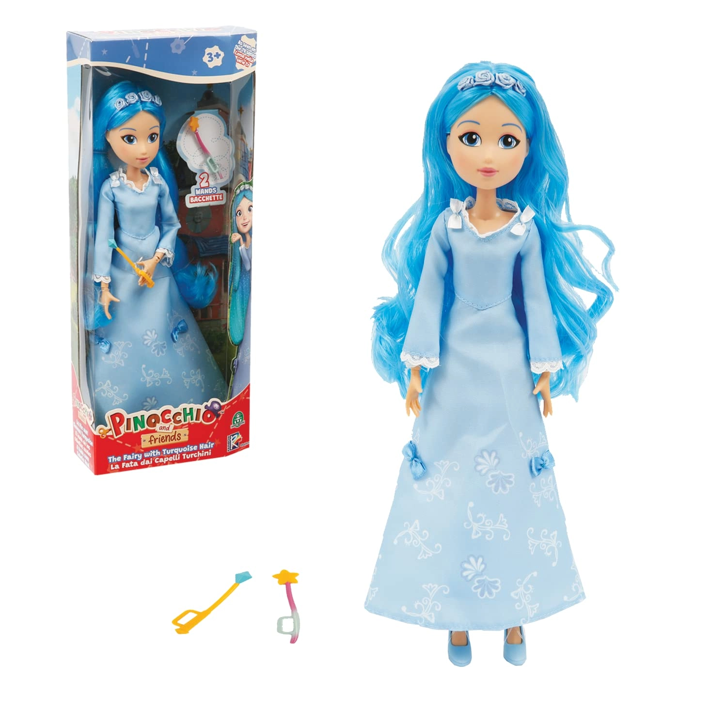 Giochi Preziosi Pinocchio Fairy Doll - 30 cm Dark Blue Hair