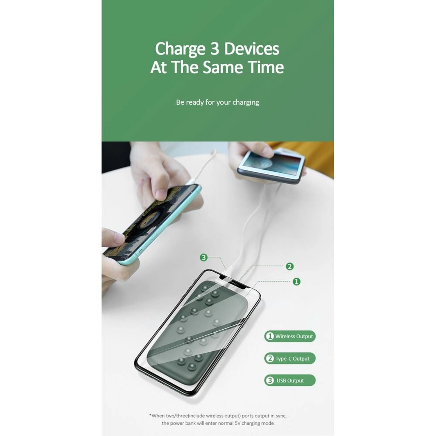 PB53 - 10000 MILLIAMPEREHOUR 18 Watts, 10 Watts Wireless charging 2