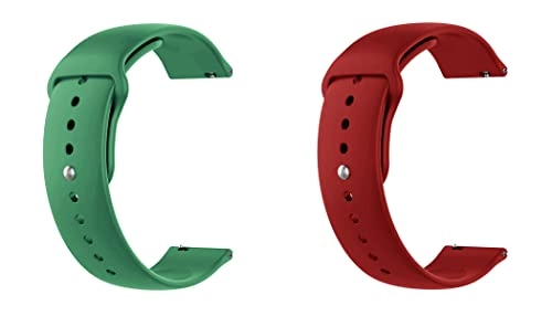 2 Pack 20mm Silicone Watch Band for Sekonda Motion