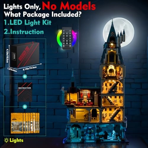 Light kit for LEGO Hogwarts Castle 76454