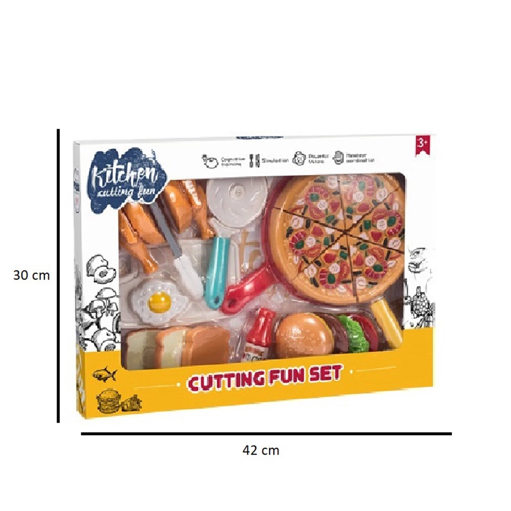 Wooden Fruits & Vegetables Basket Toy Set (5551007-MSN17067)