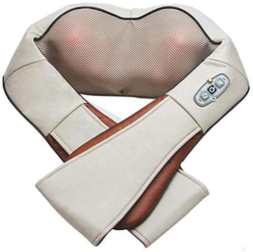 WANG WANG Electric Deep Tissue 3D Kneading Shiatsu Massager Pillow - With Heat