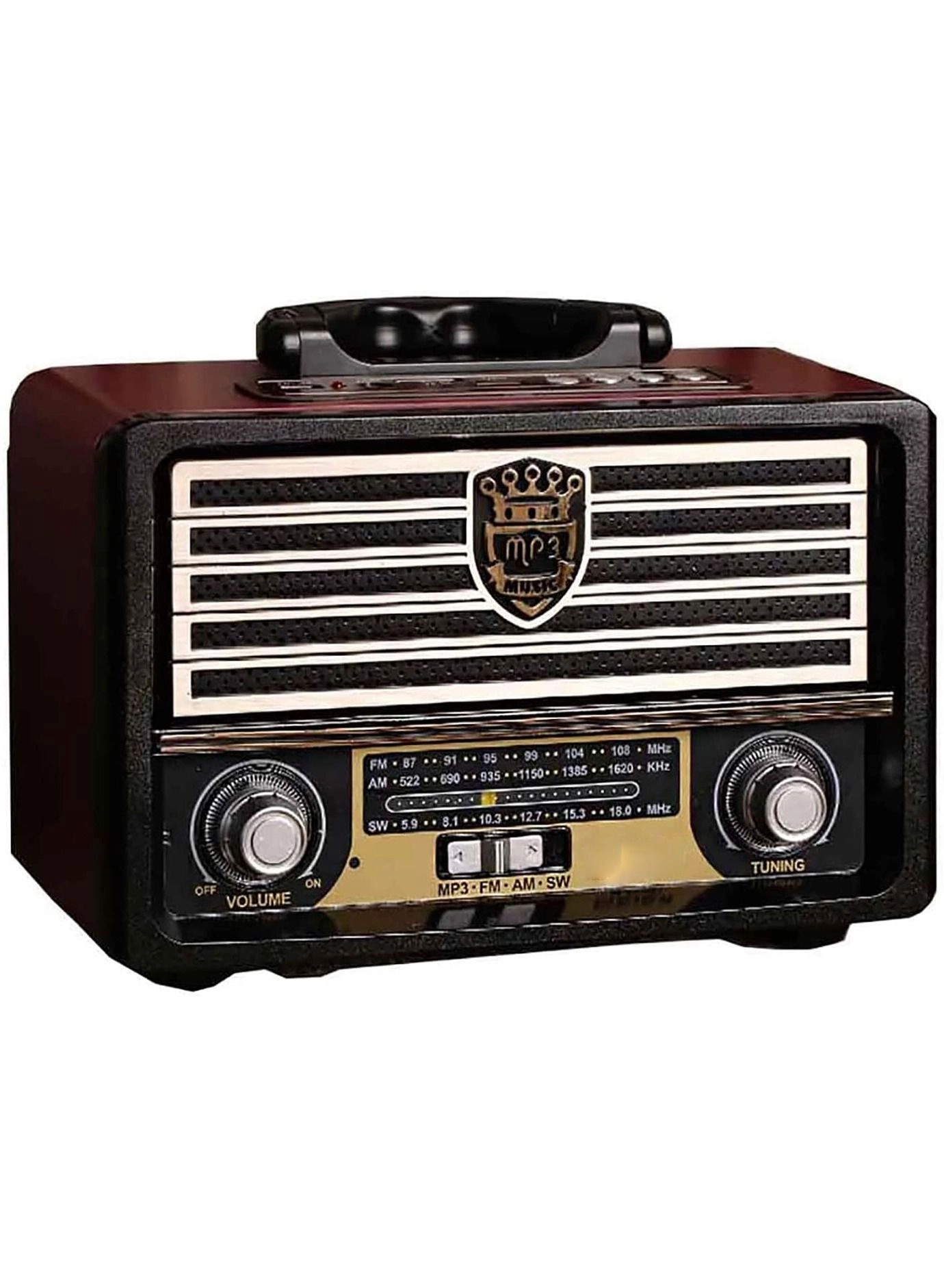 Portable Wooden Radio