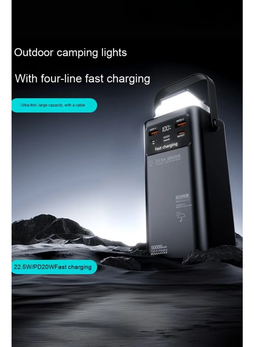 N-37 - 50000mAh 22.5 W Fast Charging 2 USB ports 2 Type-C ports