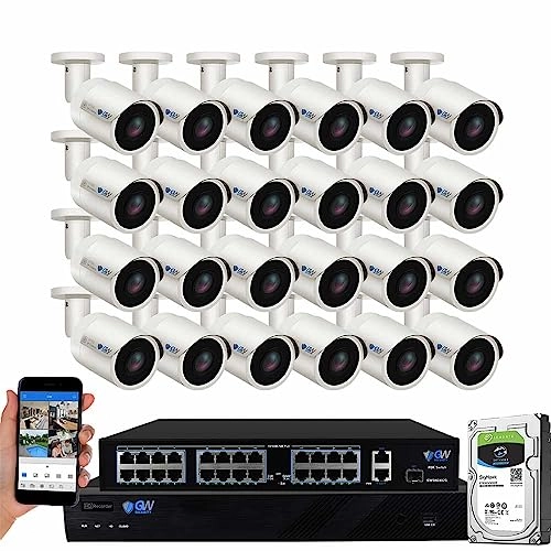 GW4232NS + GW7037MIC + GWSW2402G + GWCAT60 + GWCAT100 - 32 channels