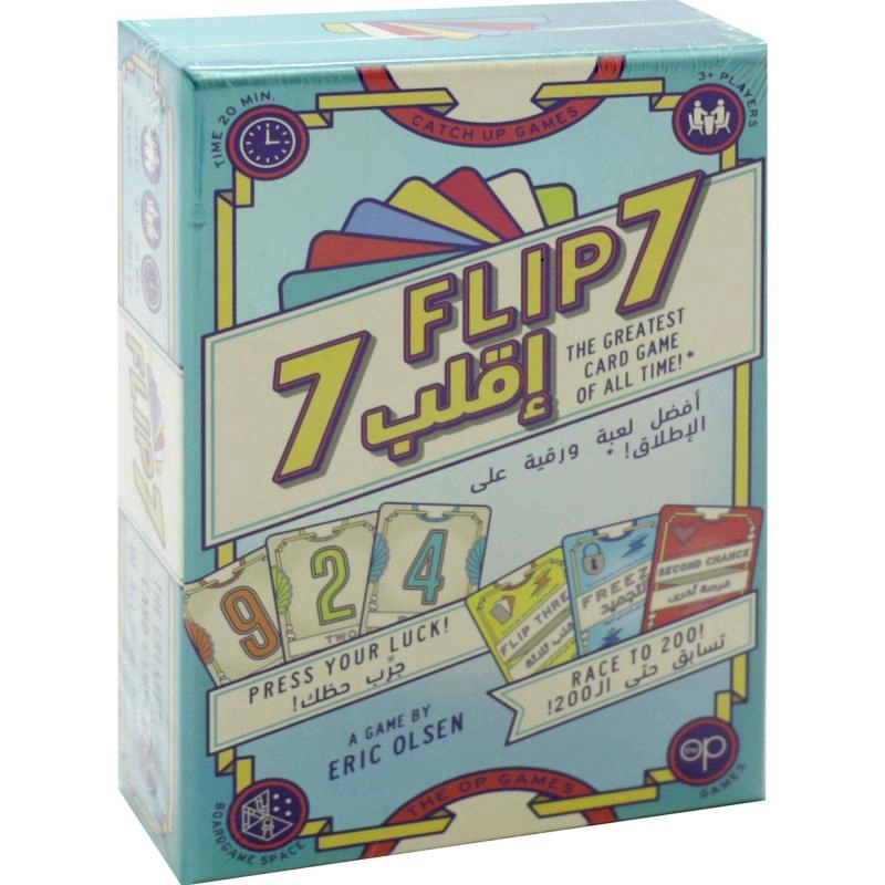 BOARDGAME SPACE Flip 7 - Card Game (Arabic/English)