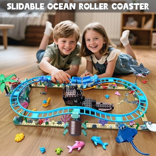 Ocean Roller Coaster Adventure Park Construction Kit - Friends