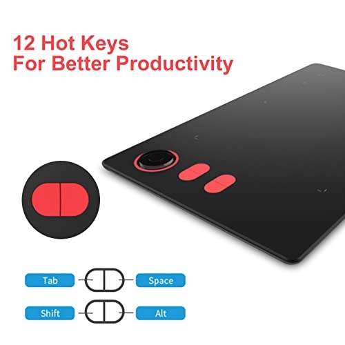 Graphic Tablet - 6x4 inch 8192 Levels