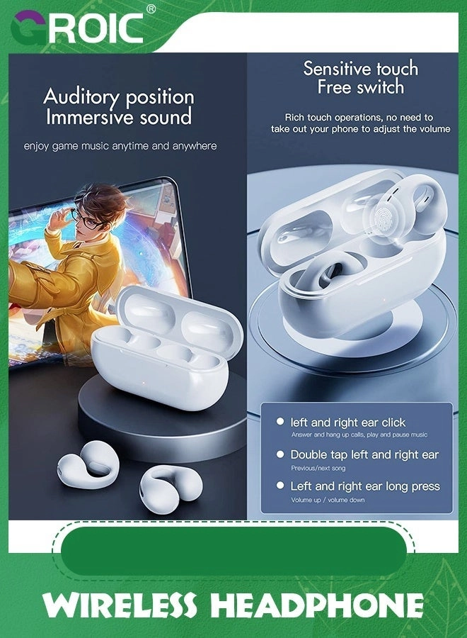 Clip-on Wireless Earbuds