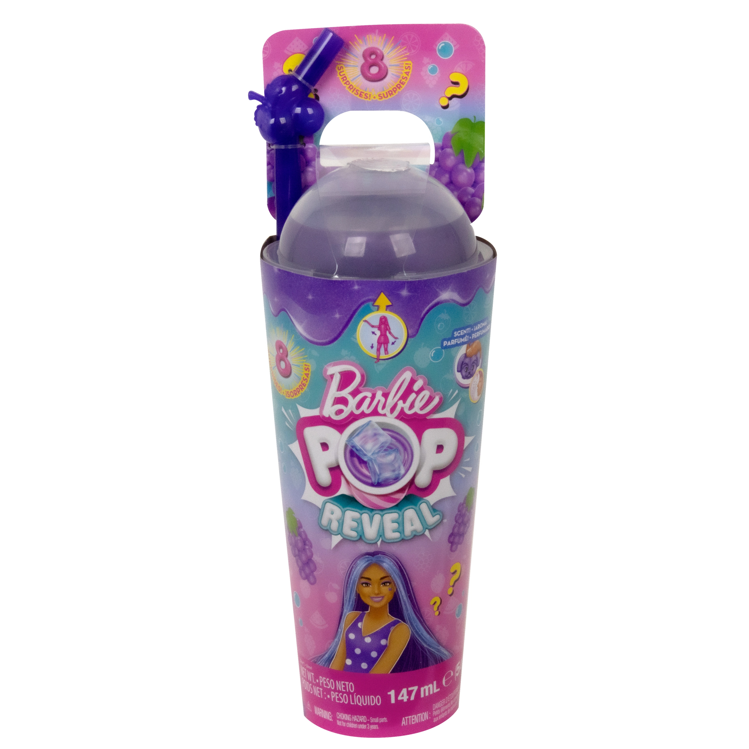 Barbie Pop Reveal Treat Series - Purple Donut Dreams Ages 3+